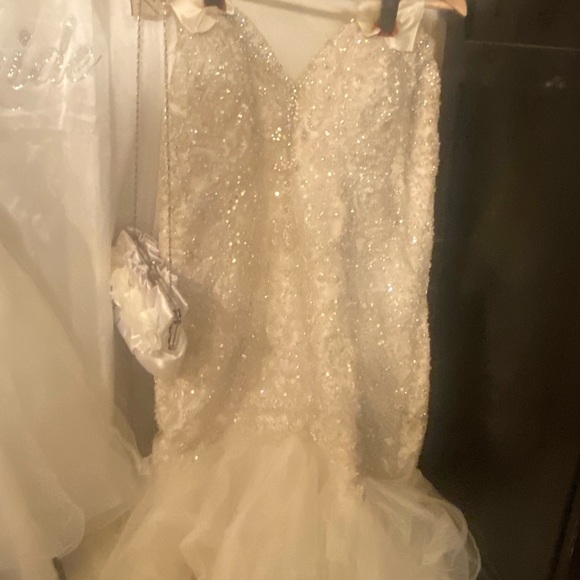 Champagne colored wedding dress